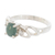 Jade single-stone ring, 'Princess Glitter' - Natural Jade Single-Stone Ring from Guatemala (image 2c) thumbail