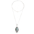 Jade pendant necklace, 'Praise Love in Apple Green' (2 inch) - Apple Green Jade Pendant Necklace from Guatemala (2 Inch)