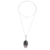 Jade-Anhänger-Halskette, (1,5 Zoll) - Dunkelgrüne Jade-Anhänger-Halskette aus Guatemala (1,5 Zoll)