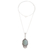 Jade pendant necklace, 'Praise Love in Apple Green' (1.5 inch) - Apple Green Jade Pendant Necklace from Guatemala (1.5 Inch) thumbail