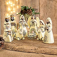 Featured review for Ceramic nativity scene, Sweet Hope (10 pieces)