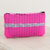 Handwoven clutch, 'Harmony of Color in Fuchsia' - Eco Friendly Handwoven Clutch in Fuchsia from Guatemala