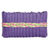 Bolso de mano tejido a mano - Bolso de mano ecológico tejido a mano de color violeta oscuro de Guatemala
