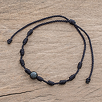 Featured review for Jade pendant bracelet, Bold Texture in Black