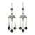 Jade chandelier earrings, 'Tz'ikin Nahual' - Bird-Themed Jade Chandelier Earrings from Guatemala thumbail