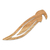 Teak wood bookmark, 'Toucan Reader' - Toucan-Themed Teak Wood Bookmark from Costa Rica