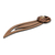 Teak wood bookmark, 'Chill Sloth' - Sloth-Themed Teak Wood Bookmark from Costa Rica