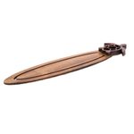 Teak wood bookmark, 'Sophisticated Sea Turtle' - Sea Turtle-Themed Teak Wood Bookmark from Costa Rica