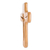 Wood wall cross, 'Open Faith' - Handmade Pinewood Wall Cross from Guatemala