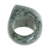 Jade signet ring, 'Green Eye' - Natural Green Jade Signet Ring Crafted in Guatemala (image 2d) thumbail
