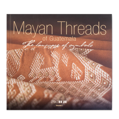 Buch „Maya-Fäden von Guatemala – Die Sprache der Symbole – Band I“ - Buch mit Maya-Fäden und Seiten aus recyceltem Papier aus Guatemala