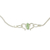 Jade Y-necklace, 'Natural Trio' - Modern 925 Silver Y-Necklace with Jade in 3 Colors (image 2e) thumbail