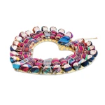 Cotton wreath, 'Quitapena Love' - Heart-Shaped Cotton Worry Doll Wreath from Guatemala