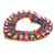 Cotton wreath, 'Quitapena Love' - Heart-Shaped Cotton Worry Doll Wreath from Guatemala (image 2c) thumbail