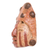 Kleine Keramikmaske - Handgefertigte Maya-Keramikmaske aus El Salvador