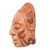Ceramic mask, 'Mayan Shaman' - Ceramic Wall Mask of a Mayan Shaman from El Salvador