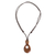 Wood pendant necklace, 'Cachimbo Infinity' - Cachimbo Wood Infinity Pendant Necklace from Costa Rica (image 2c) thumbail