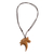 Halskette mit Holzanhänger - Halskette mit Infinity-Anhänger aus Quina-Holz aus Costa Rica