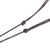 Wood pendant necklace, 'Quina Tusk' - Tusk-Shaped Quina Wood Pendant Necklace from Costa Rica (image 2d) thumbail