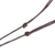 Wood pendant necklace, 'Estoraque Swirl Figure' - Swirl Pattern Estoraque Wood Pendant Necklace