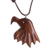 Collar con colgante de madera - Collar con colgante de águila de madera de Estoraque de Costa Rica