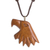 Collar con colgante de madera - Collar con colgante de águila de madera de Conacaste de Costa Rica
