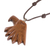 Halskette mit Holzanhänger - Halskette mit Adleranhänger aus Conacaste-Holz aus Costa Rica