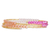 Crystal and glass beaded wrap bracelet, 'Rosy Glitter' - Crystal and Glass Beaded Wrap Bracelet Crafted in Guatemala (image 2b) thumbail