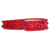 Glass beaded wrap bracelet, 'Passionate Harmony' - Red Glass Beaded Wrap Bracelet from Guatemala (image 2b) thumbail