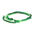 Macrame bracelet, 'Mountains of Atitlan' - Green Braided Strand Bracelet from Guatemala (image 2c) thumbail