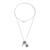 Jade pendant necklace, 'Animal Lover in Apple Green' - Animal-Themed Jade Pendant Necklace in Apple Green