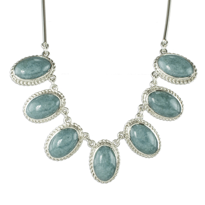 Jade pendant necklace, 'Rare Beauty' - Guatemalan Jade Pendant Necklace