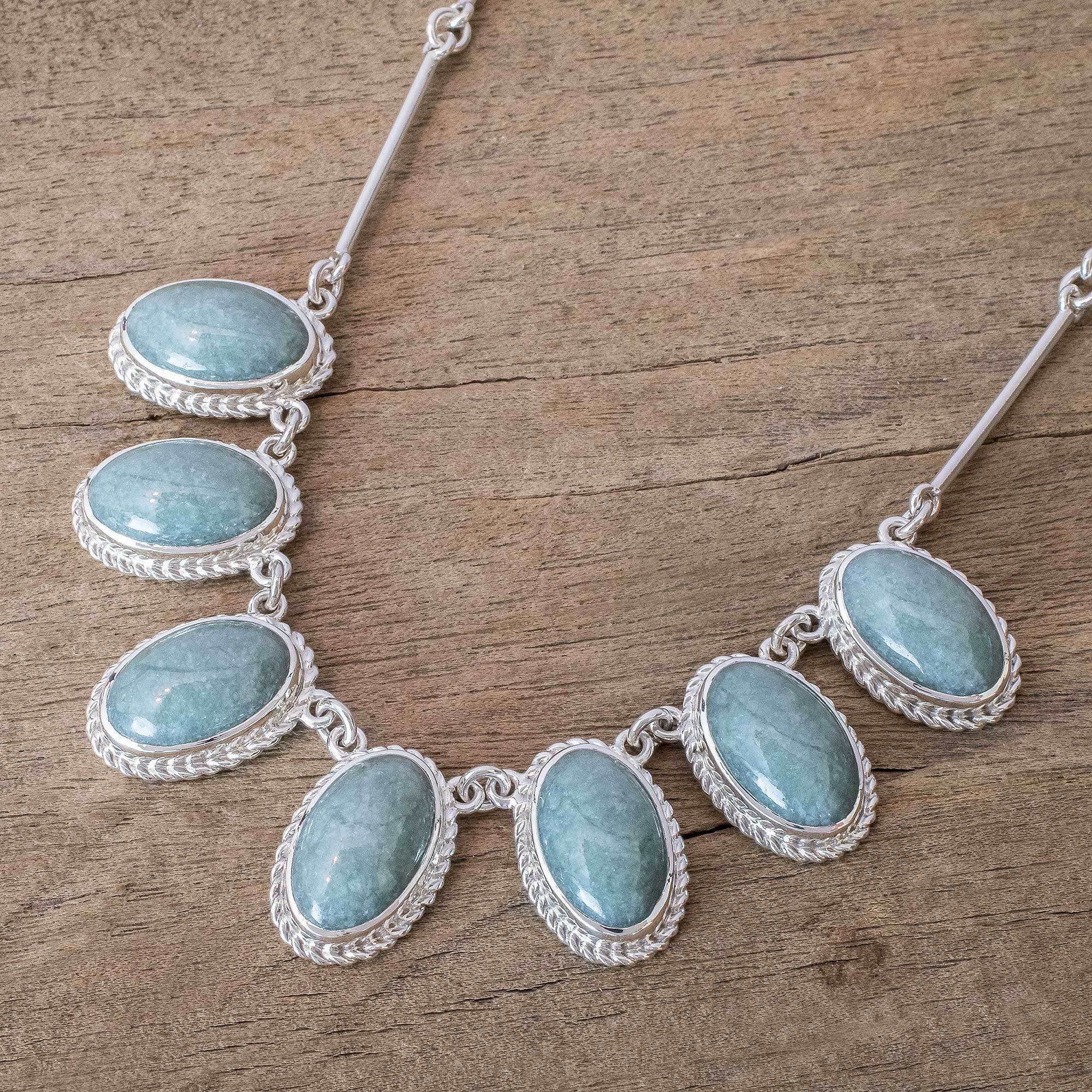 Guatemalan Jade Pendant Necklace Rare Beauty NOVICA