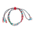 Glass beaded macrame bracelet, 'Solola Fiesta' - Glass Beaded Macrame Strand Bracelet from Guatemala (image 2b) thumbail