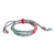 Glass beaded macrame bracelet, 'Solola Fiesta' - Glass Beaded Macrame Strand Bracelet from Guatemala (image 2c) thumbail