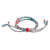 Glass beaded macrame bracelet, 'Solola Fiesta' - Glass Beaded Macrame Strand Bracelet from Guatemala (image 2d) thumbail