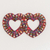 Cotton wall decor, 'Histories of Love' - Heart-Shaped Cotton Worry Doll Wall Decor from Guatemala (image 2) thumbail