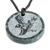 Jade pendant necklace, 'Tz'ikin Eagle' - Hand-Carved Jade Eagle Pendant Necklace from Guatemala (image 2c) thumbail