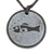 collar con colgante de jade - Collar con colgante de medallón de jade con temática de pez de Guatemala