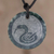Jade pendant necklace, 'Nahual Kan' - Jade Nahual Kan Necklace for Men or Women (image 2) thumbail