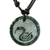Jade pendant necklace, 'Nahual Kan' - Jade Nahual Kan Necklace for Men or Women