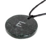 Jade pendant necklace, 'Nahual Cat' - Cat-Themed Jade Medallion Pendant Necklace from Guatemala