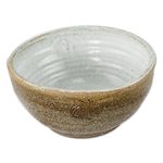 Ceramic bowl, 'Fresh Flavor' - Food Safe Earthy Ceramic Bowl from Honduras
