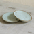 Platos de postre de cerámica, (par) - Platos de postre pequeños de cerámica rústicos (pareja)