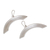 Sterling silver dangle earrings, 'Precarious Balance' - Semi-Circle Sterling Silver Dangle Earrings from Nicaragua (image 2c) thumbail