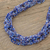 Glass beaded strand necklace, 'Colorful Burst' - Colorful Glass Beaded Strand Necklace from Guatemala (image 2b) thumbail