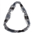 Glass beaded strand necklace, 'Harmonious Elegance in Black' - Black and White Glass Beaded Strand Necklace from Guatemala (image 2a) thumbail
