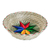 Natural fiber decorative basket, 'Artisanal Star' - Colorful Star Natural Fiber Decorative Basket from Guatemala (image 2a) thumbail
