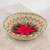 Natural fiber decorative basket, 'Artisanal Star in Red' - Red Star Natural Fiber Decorative Basket from Guatemala (image 2) thumbail