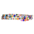 Glass and crystal beaded wrap bracelet, 'Happiness and Harmony' - Colorful Glass and Crystal Beaded Wrap Bracelet (image 2b) thumbail